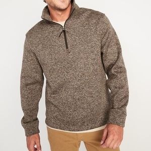NWOT Old Navy Brown Quarter Zip